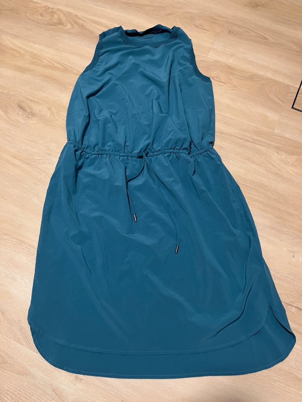 Athleta Teal Active Dress with Scoop Neck Medium